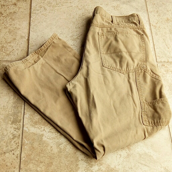 faded glory khaki carpenter pants